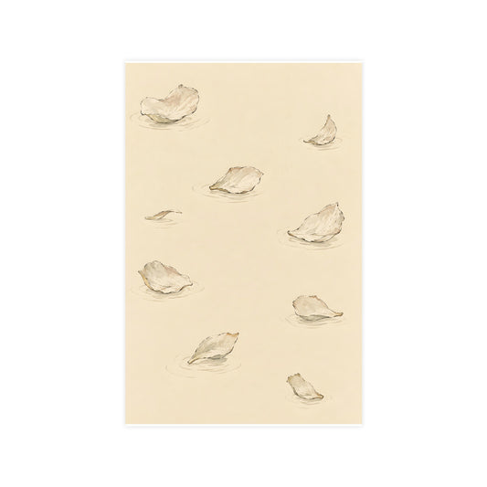 Petals on Still Water — petals on still water, 11x17 in print