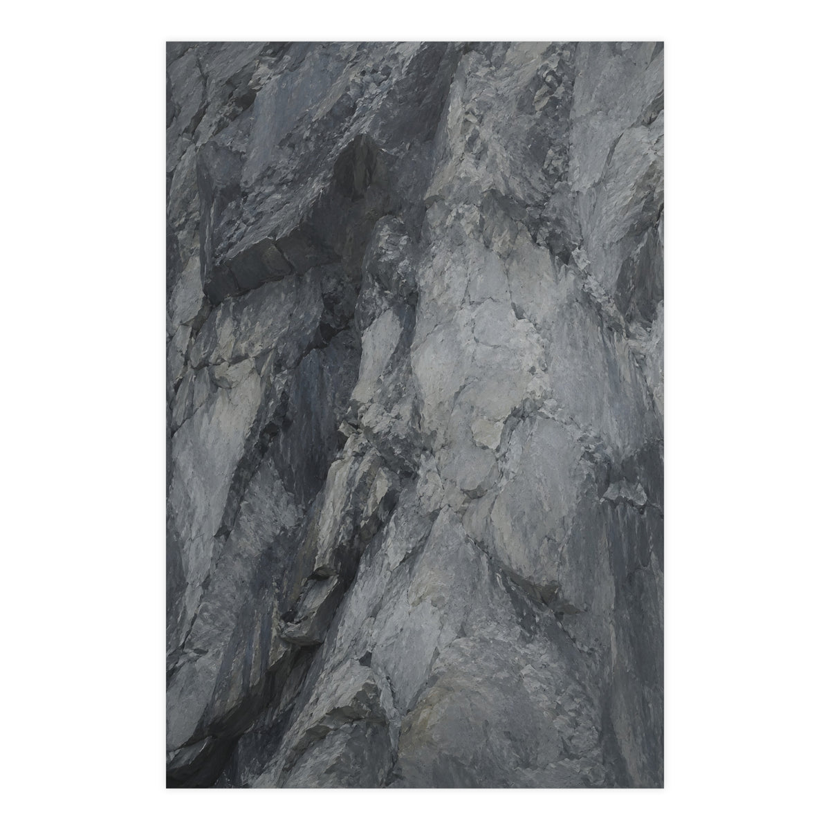 Rock Face — rock face, 24x36 in print