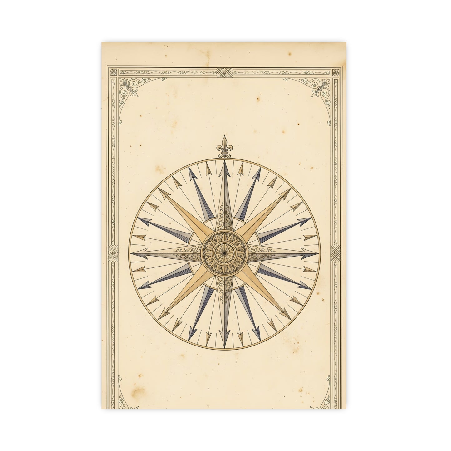 The Compass Card — the compass card, 18x24 in print