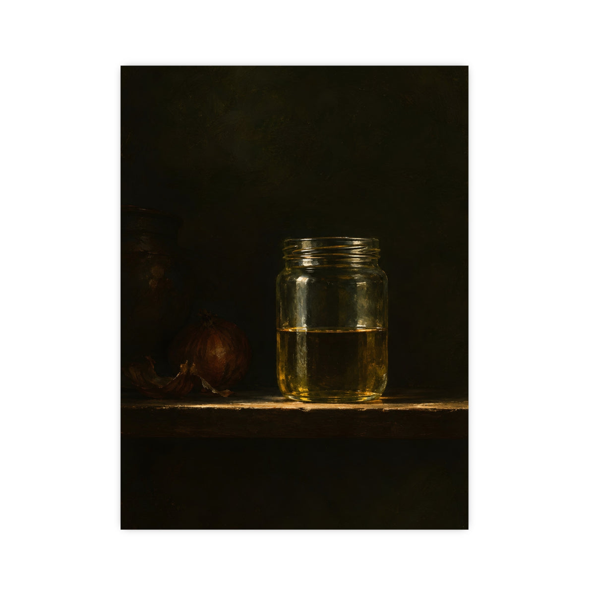 Half Full — half full, 12x16 in print
