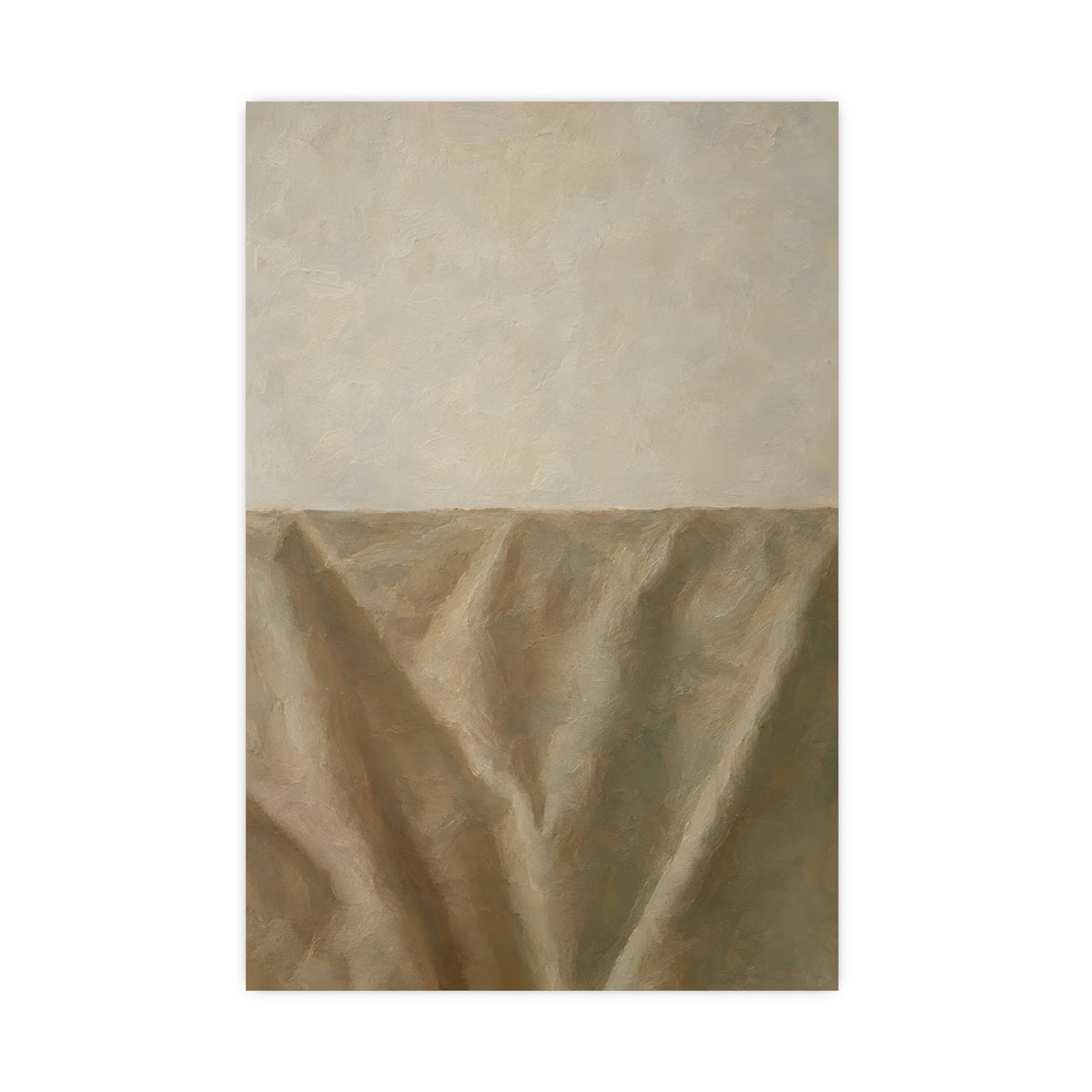 The Empty Half — the empty half, shown framed on a wall