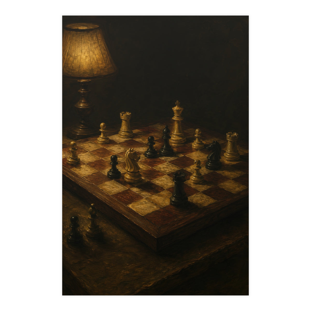 The Game, Unfinished — the game, unfinished, 24x36 in print