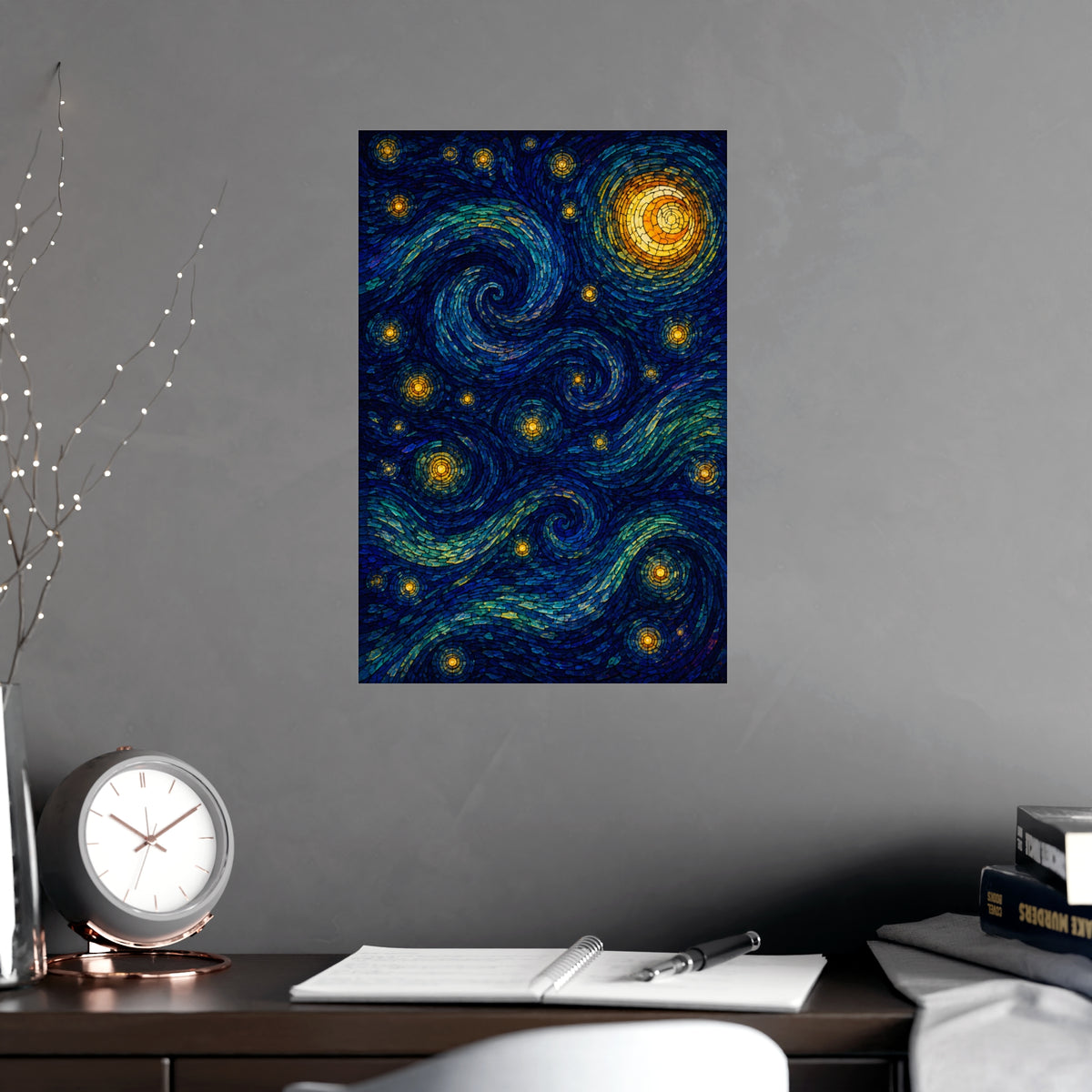 Nothing but Sky — nothing but sky, shown framed on a wall