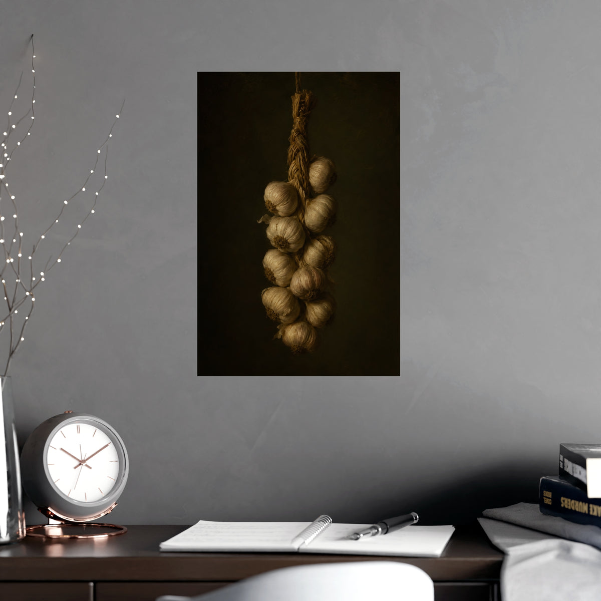 Hung to Dry — hung to dry, shown framed on a wall