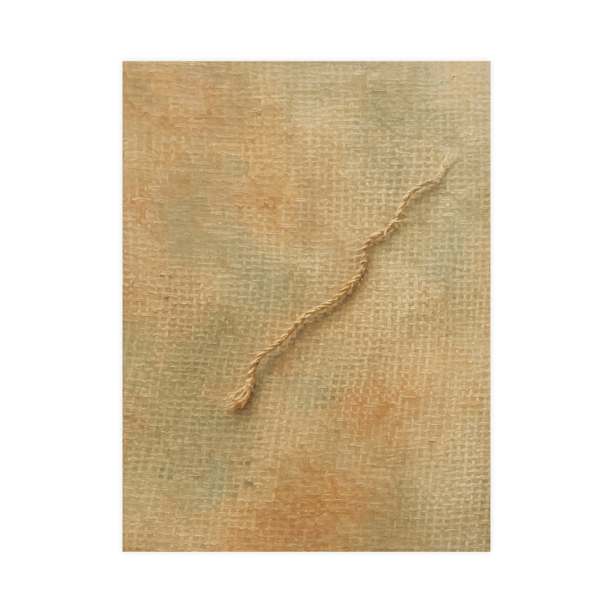 One Loose Thread — one loose thread, 18x24 in print