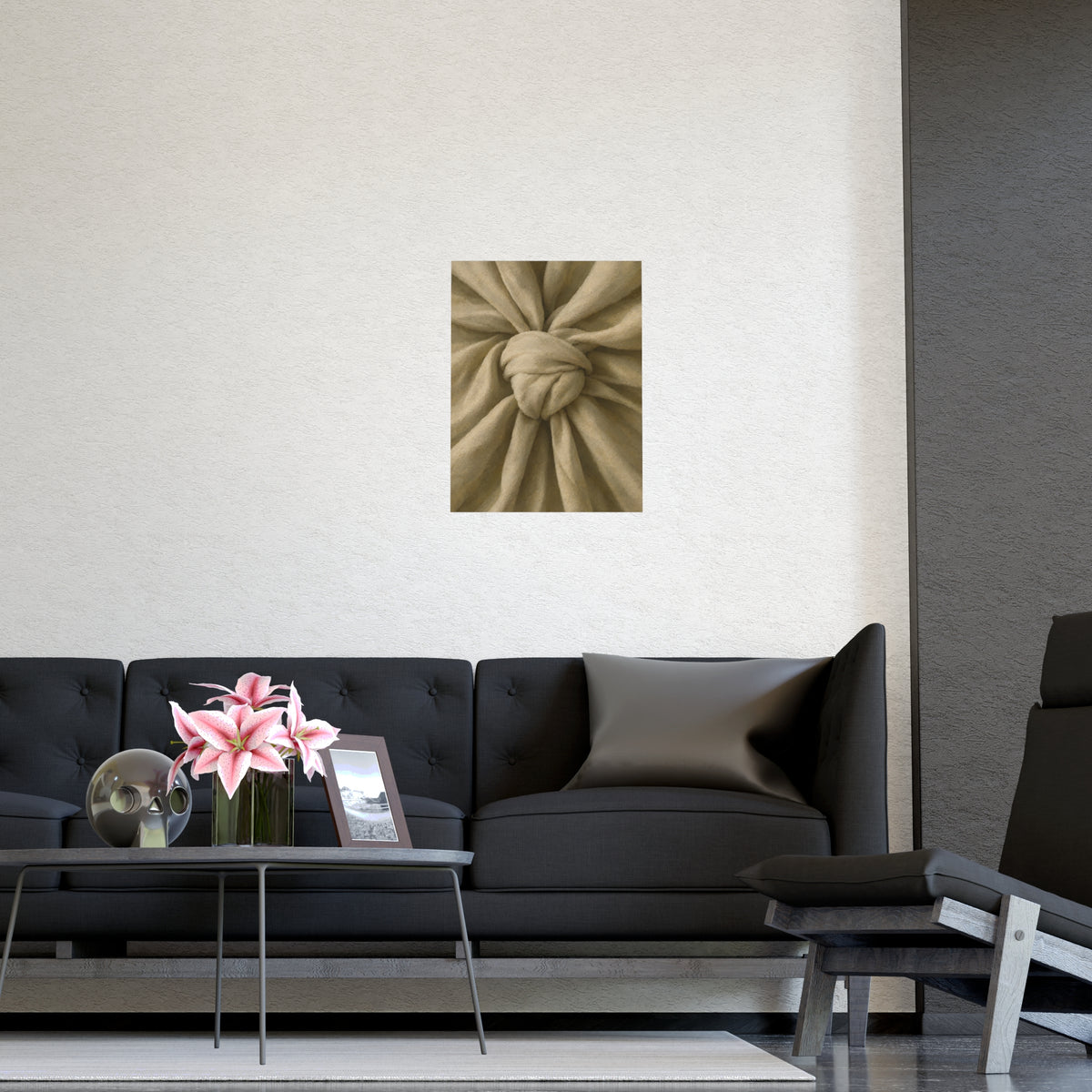 One Knot | Textile Study Print | Wall Art