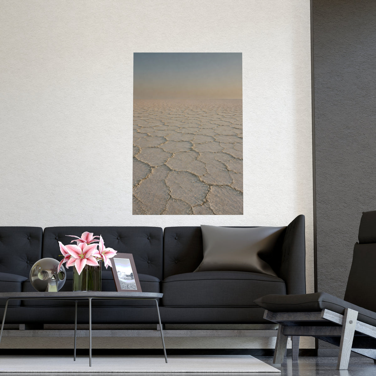 Salt Crust — salt crust, shown framed on a wall