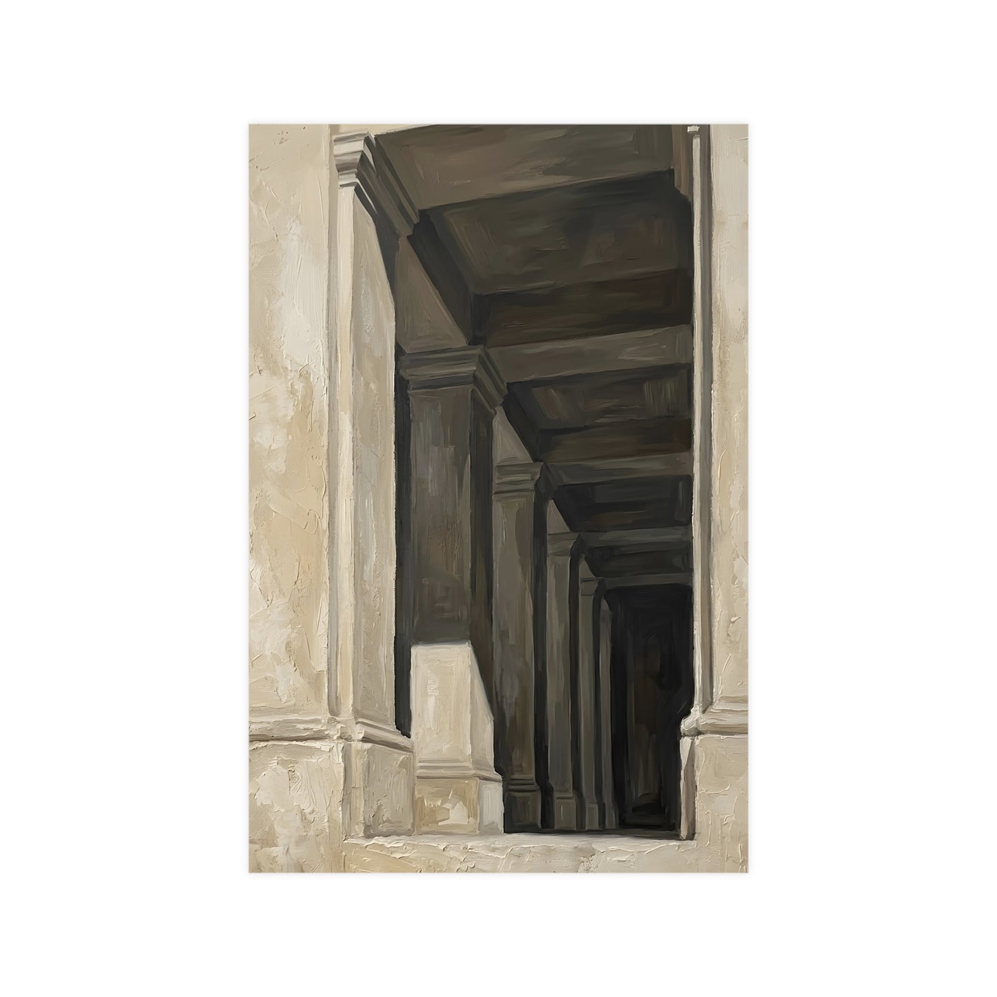 Colonnade — colonnade, 12x16 in print