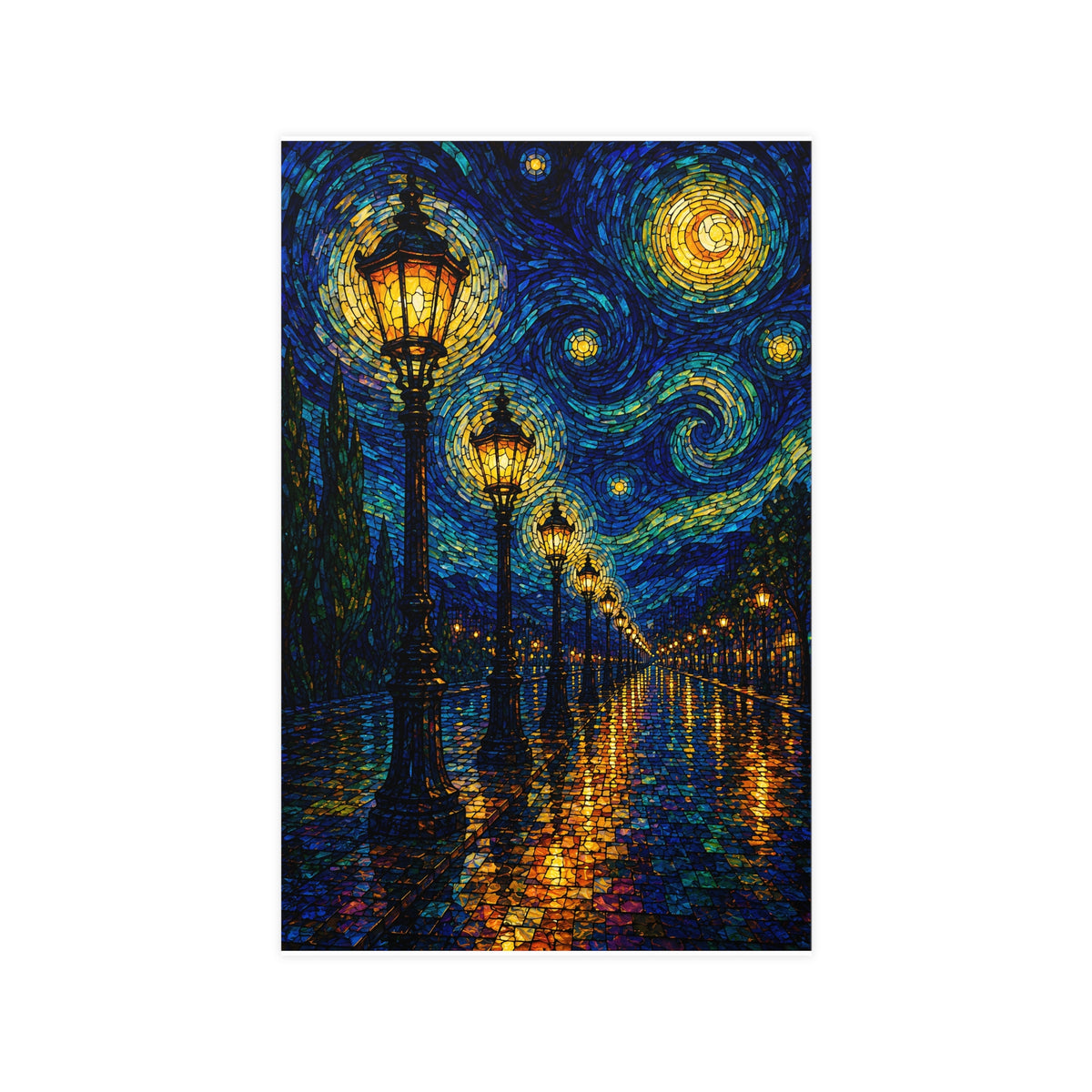 Avenue of Lamps — avenue of lamps, 11x17 in print