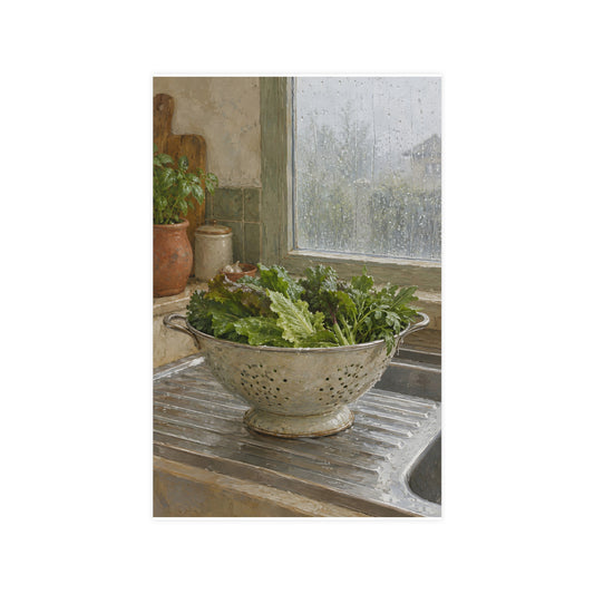 A Rainy Morning — a rainy morning, 11x17 in print