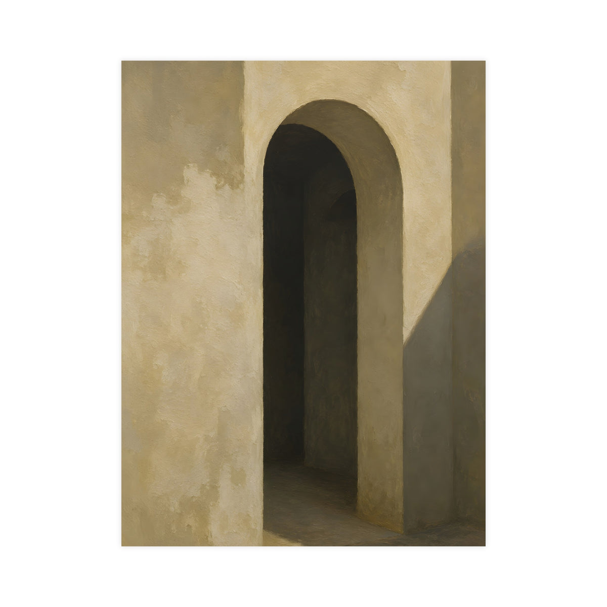 Arched Doorway — arched doorway, 18x24 in print