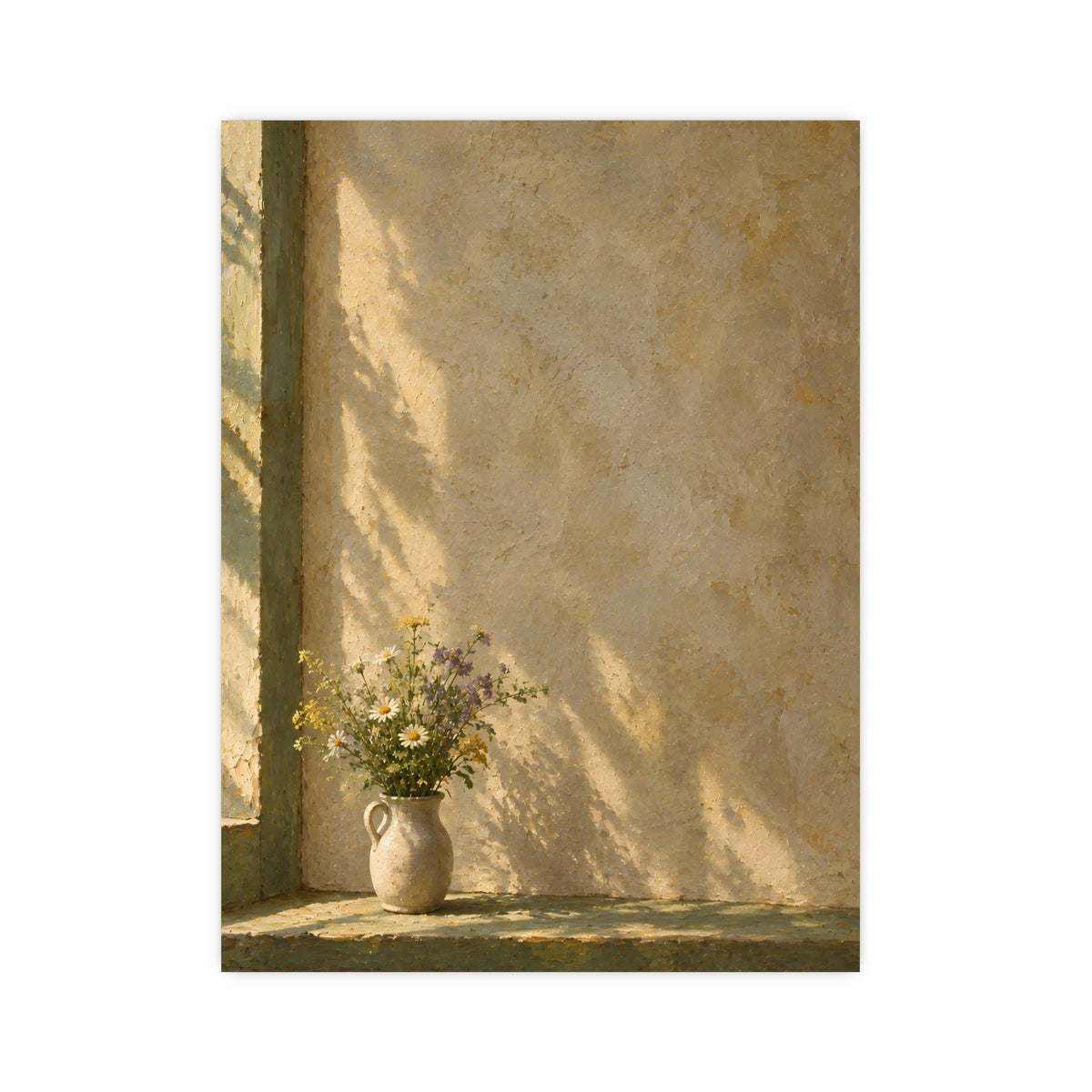 Wildflowers in a Milk Jug — wildflowers in a milk jug, 12x16 in print