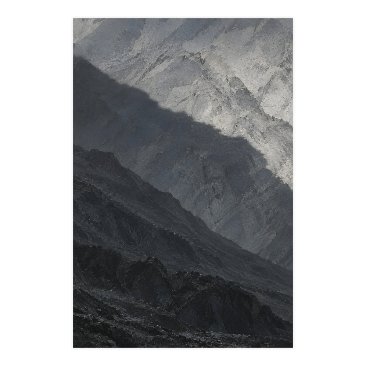 The Shadow of a Mountain — the shadow of a mountain, 24x36 in print