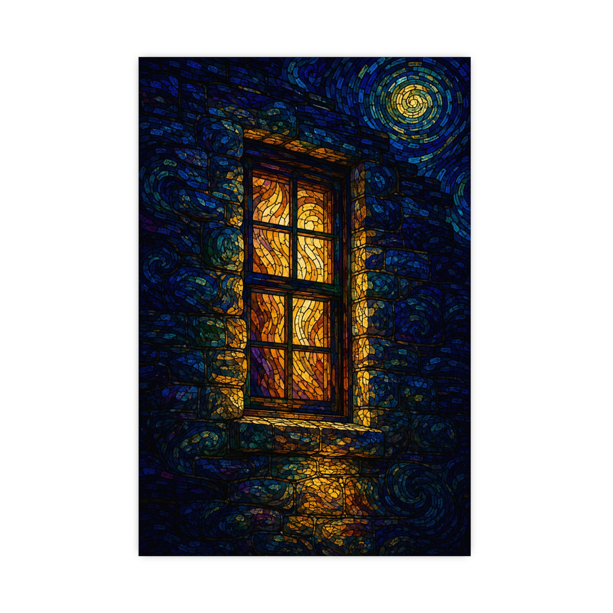 One Lit Window — one lit window, 20x30 in print