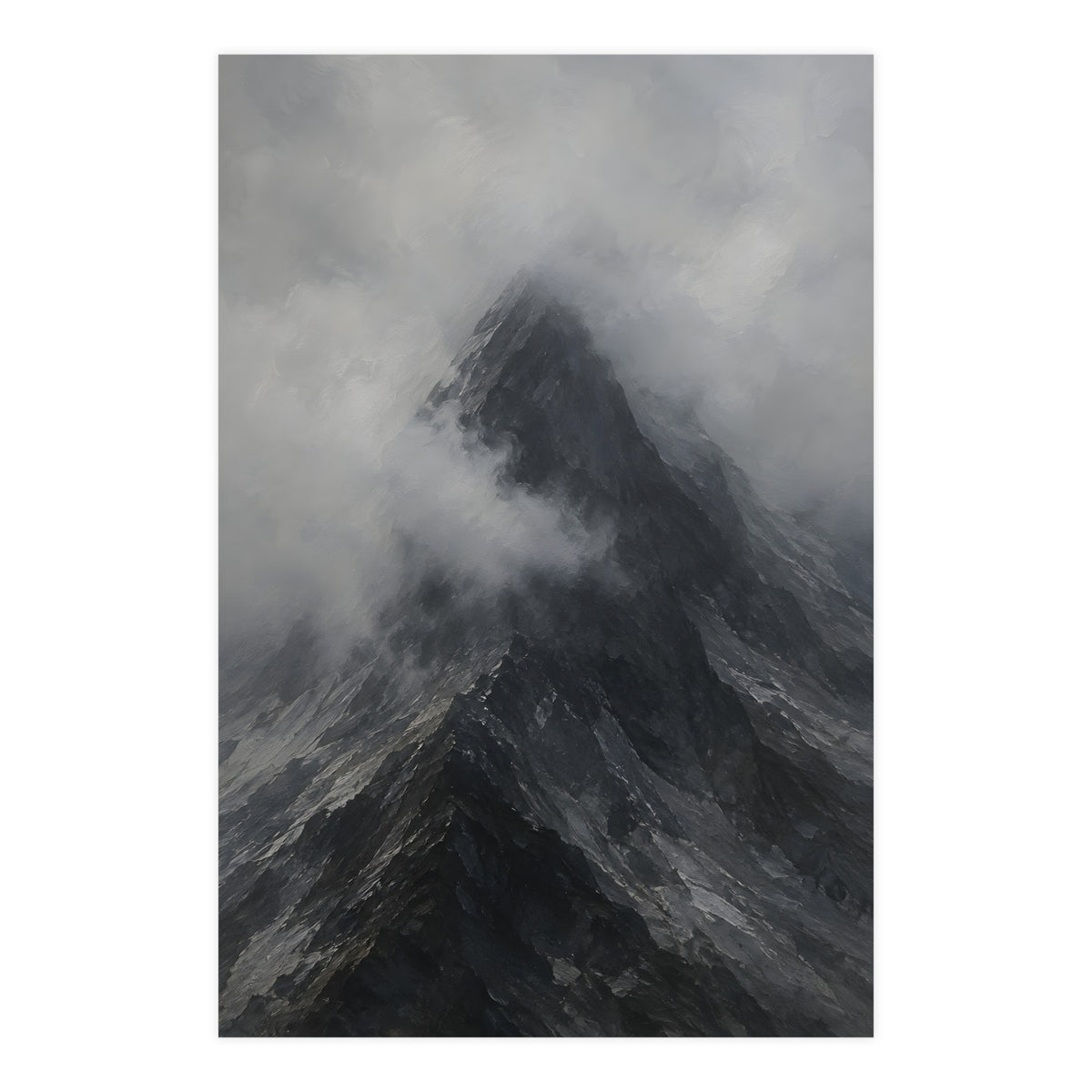 Peak in Cloud — peak in cloud, 24x36 in print