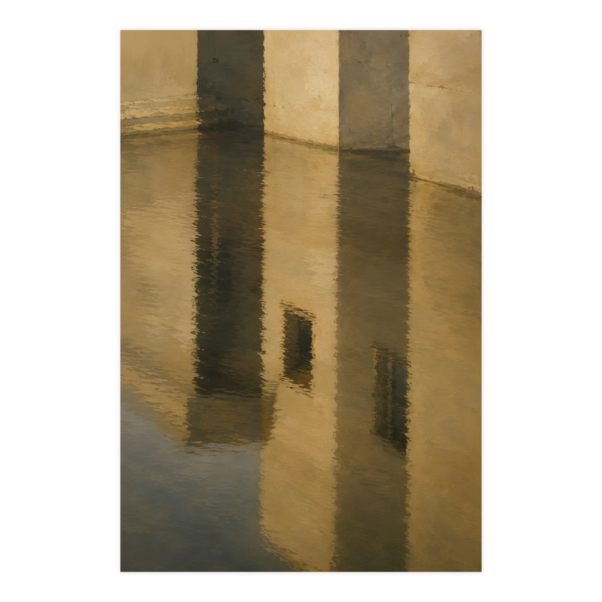 Facade, Reflected — facade, reflected, 24x36 in print