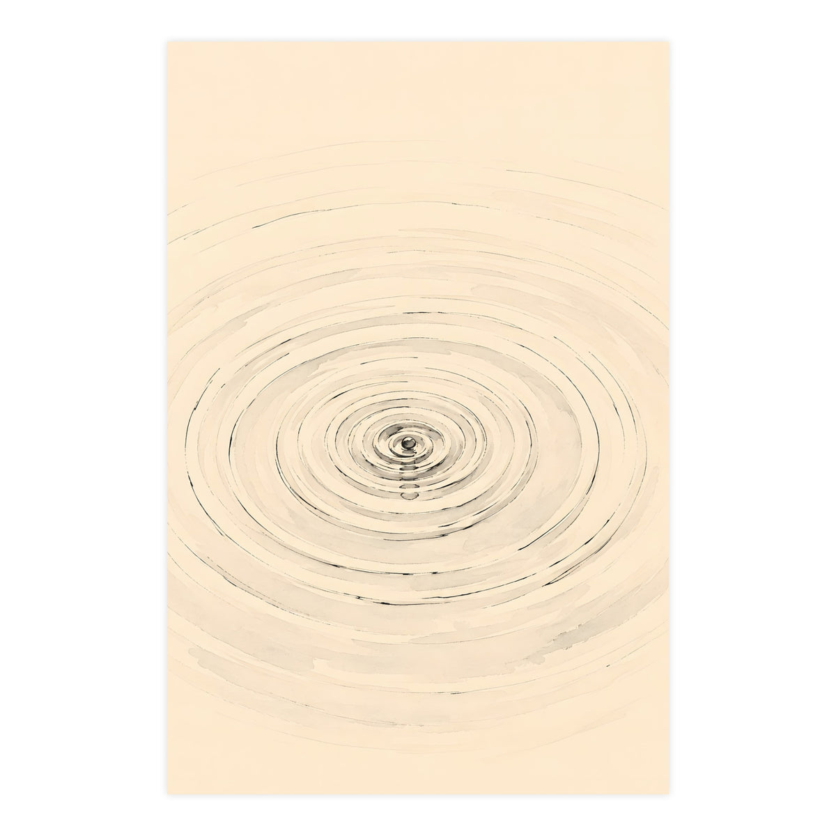 Rings on Water — rings on water, 24x36 in print