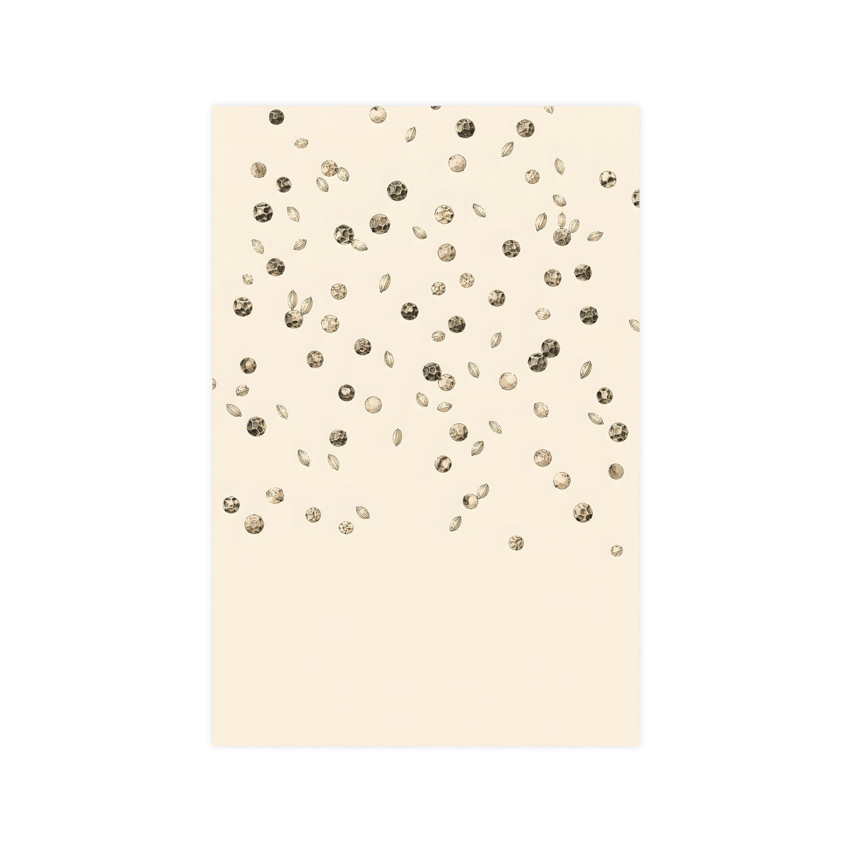 Scattered Seeds — scattered seeds, 12x18 in print