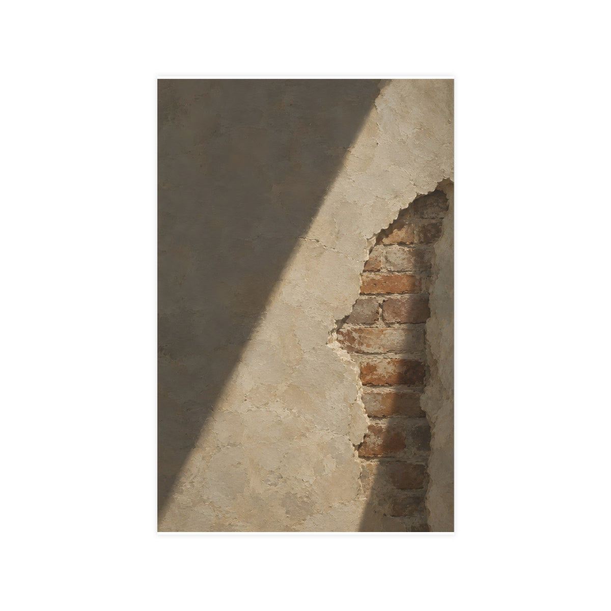 Where the Plaster Fell — where the plaster fell, 11x17 in print