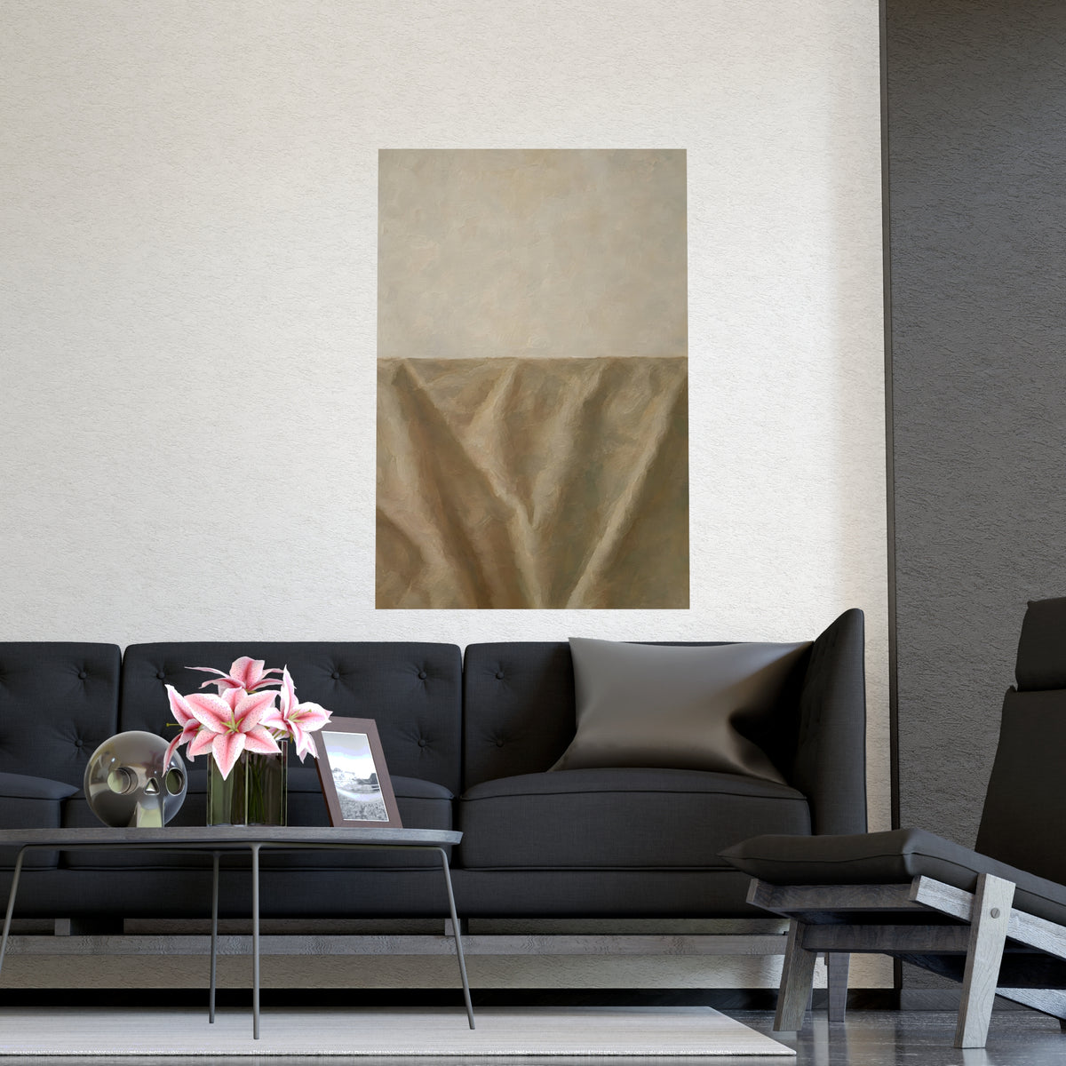 The Empty Half — the empty half, shown framed on a wall