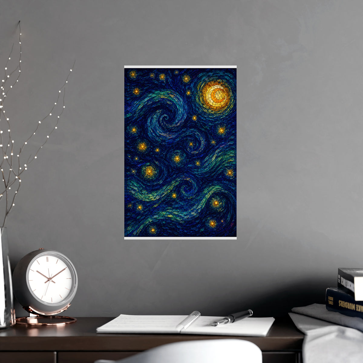 Nothing but Sky — nothing but sky, shown framed on a wall