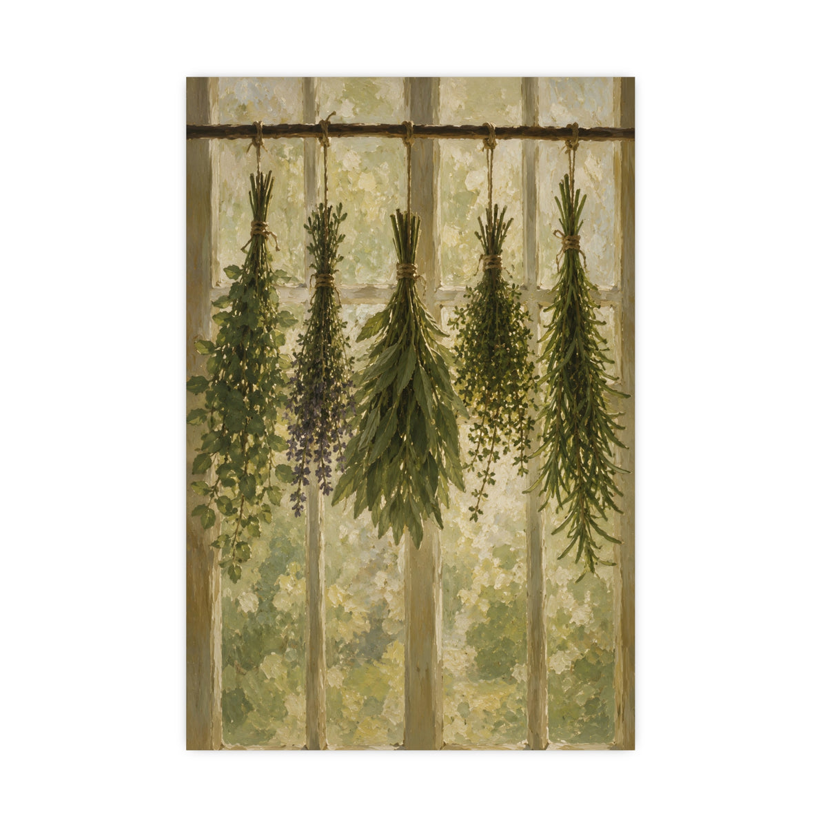 Herbs Against the Window — herbs against the window, 16x24 in print
