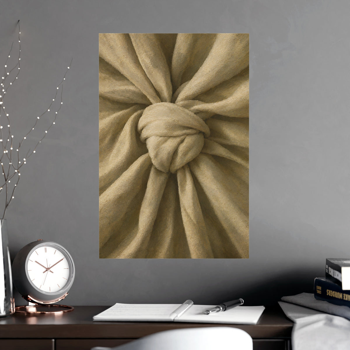 One Knot | Textile Study Print | Wall Art