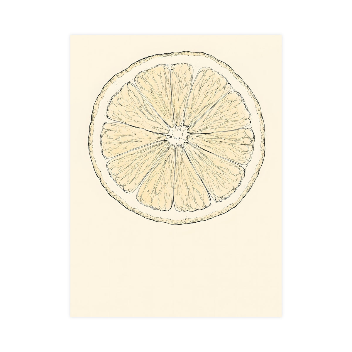 Citrus, Halved — citrus, halved, 18x24 in print