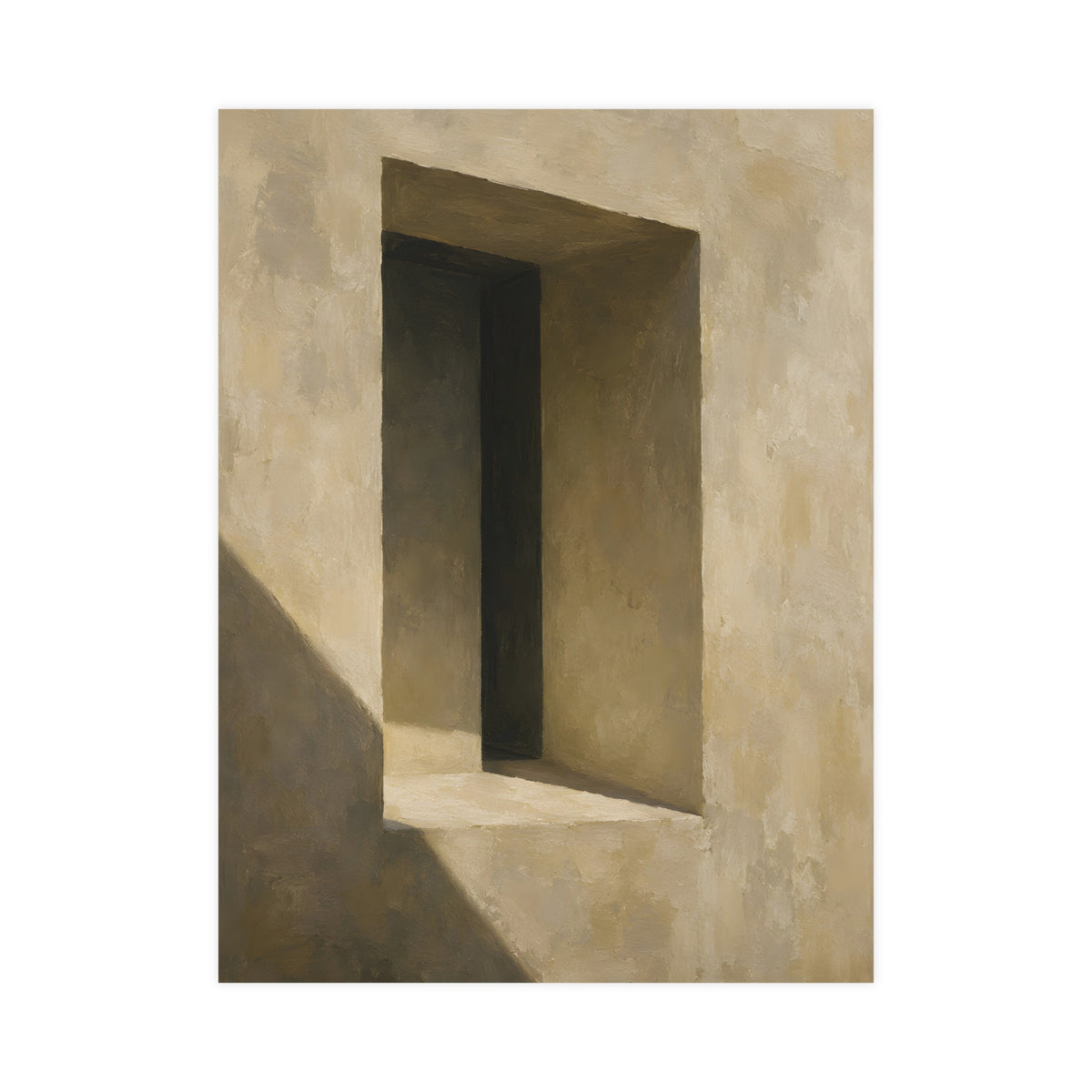 Window Recess — window recess, 18x24 in print