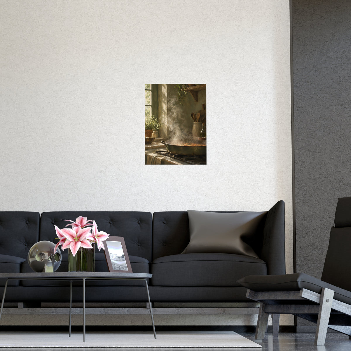 Steam in Daylight — steam in daylight, shown framed on a wall