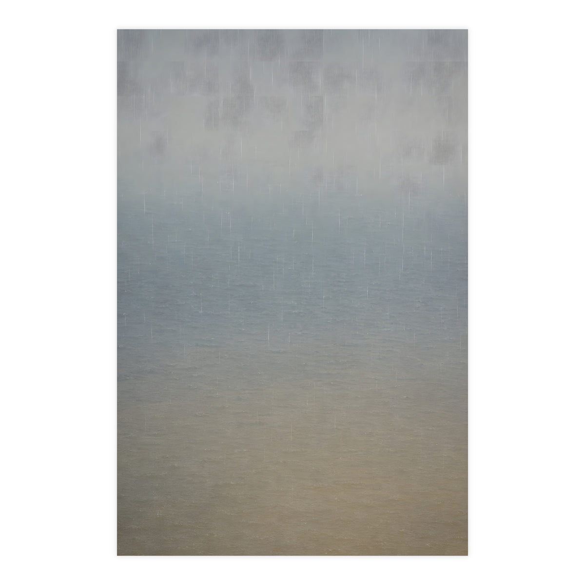 Rain at Sea — rain at sea, 24x36 in print
