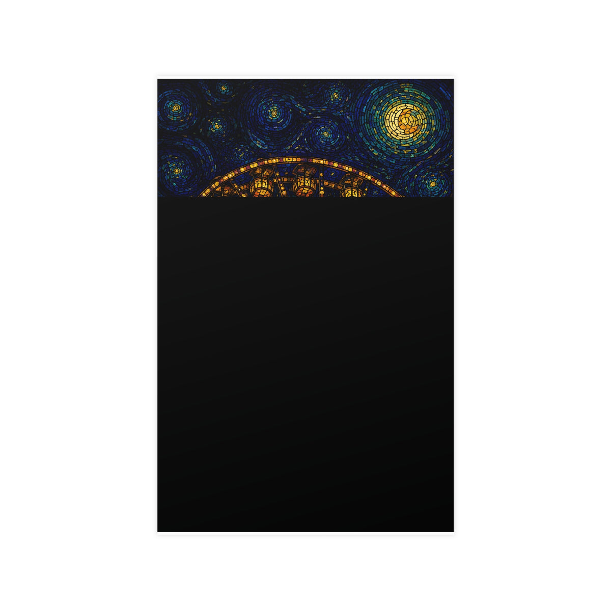 The Wheel at Night — the wheel at night, 11x17 in print