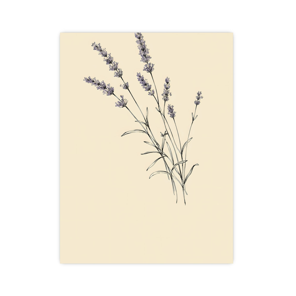 Lavender Sprig — lavender sprig, 12x16 in print