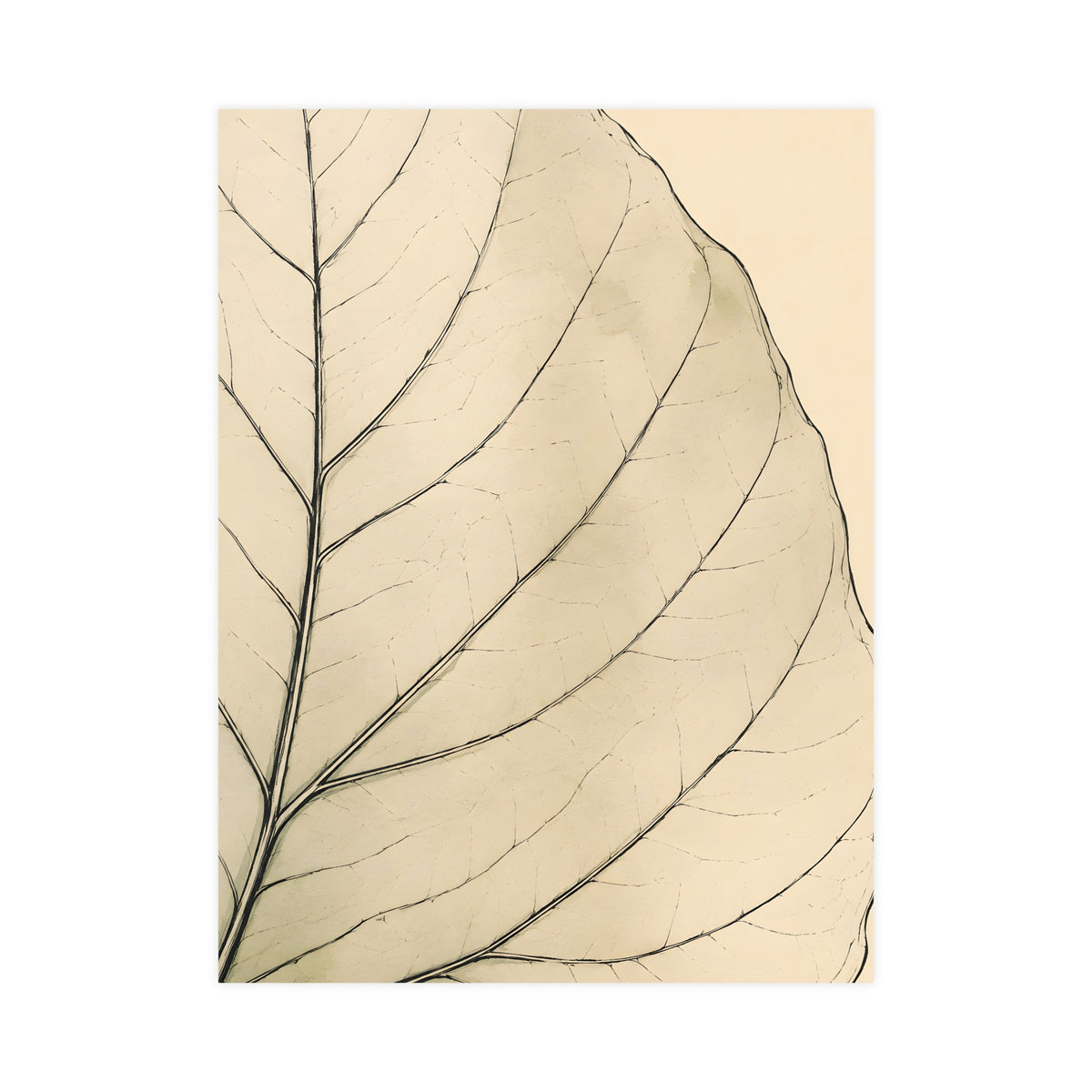 Leaf, Up Close — leaf, up close, 18x24 in print