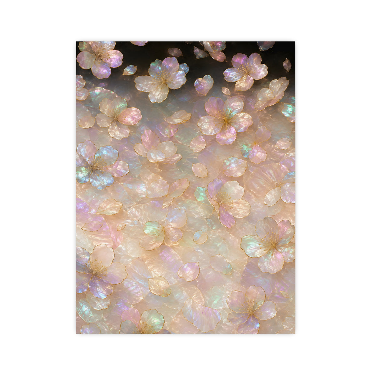 Petals, Scattered — petals, scattered, 12x16 in print