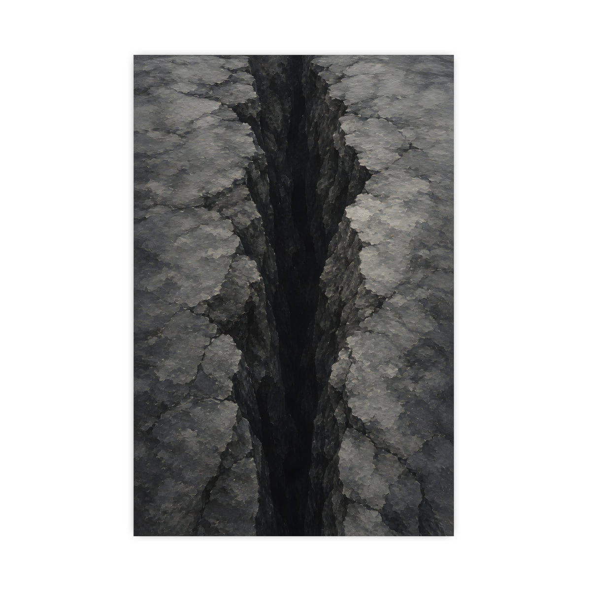 Fissure, from Above — fissure, from above, 20x30 in print