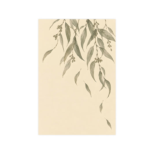 Hanging Eucalyptus — hanging eucalyptus, 12x18 in print