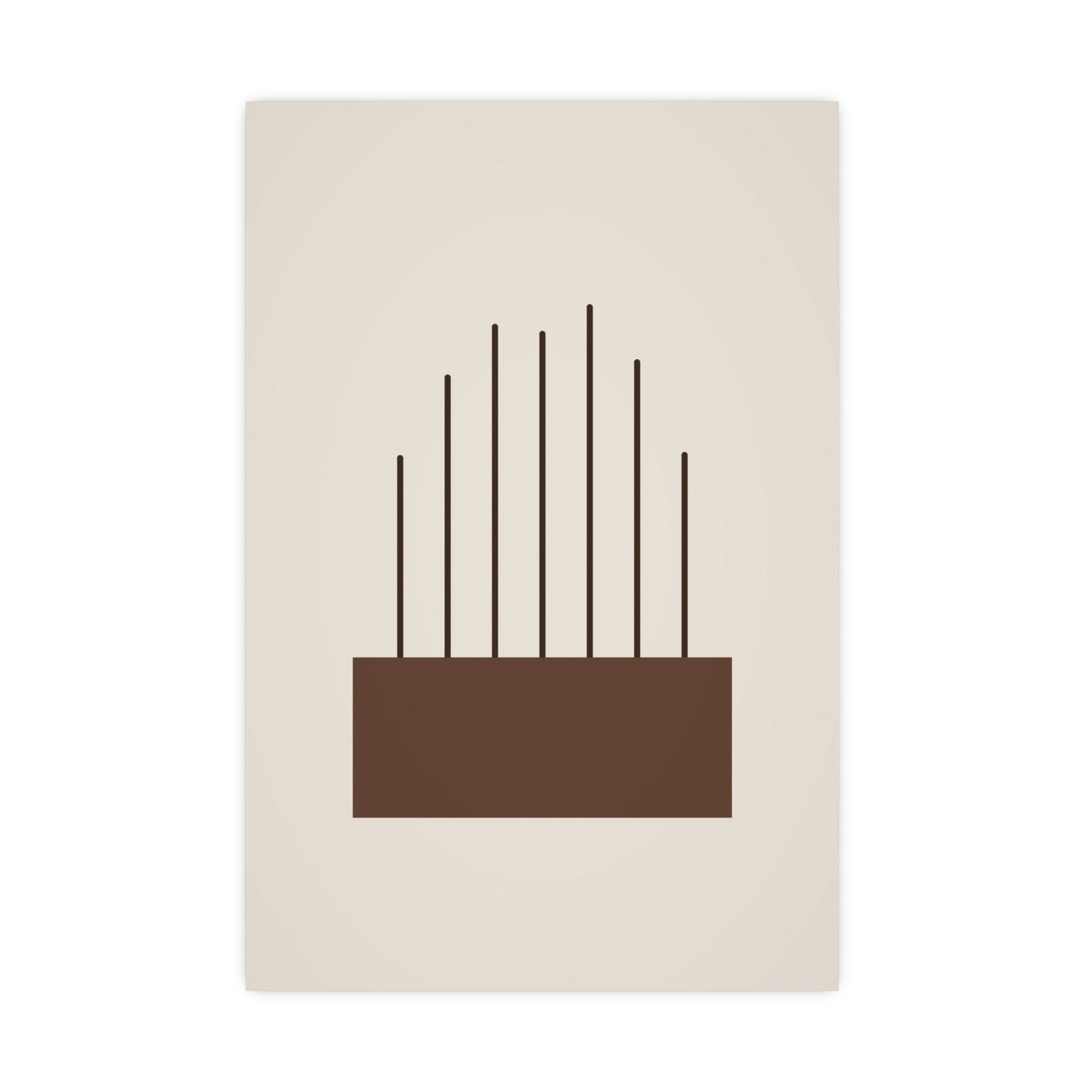 Sand Clay Lines Wall Art | Bedroom Print