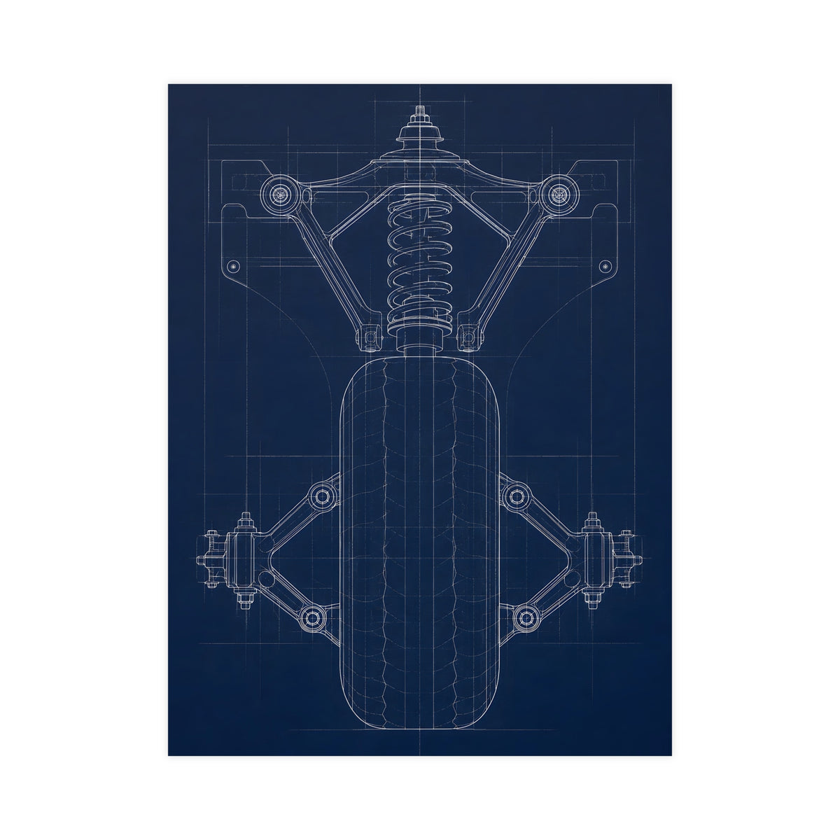 Double Wishbone — double wishbone, 18x24 in print