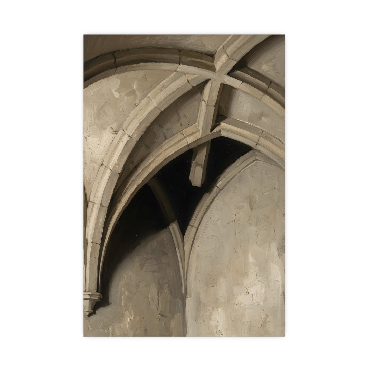 Vaulted Ceiling — vaulted ceiling, 18x24 in print