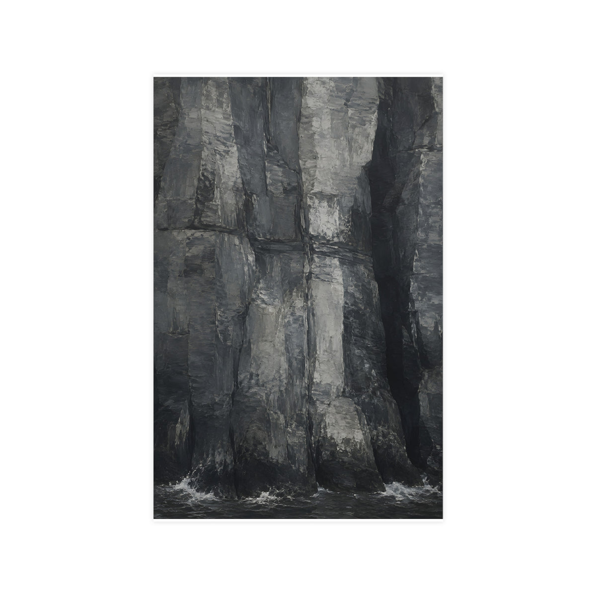 Sea Cliffs — sea cliffs, 11x17 in print