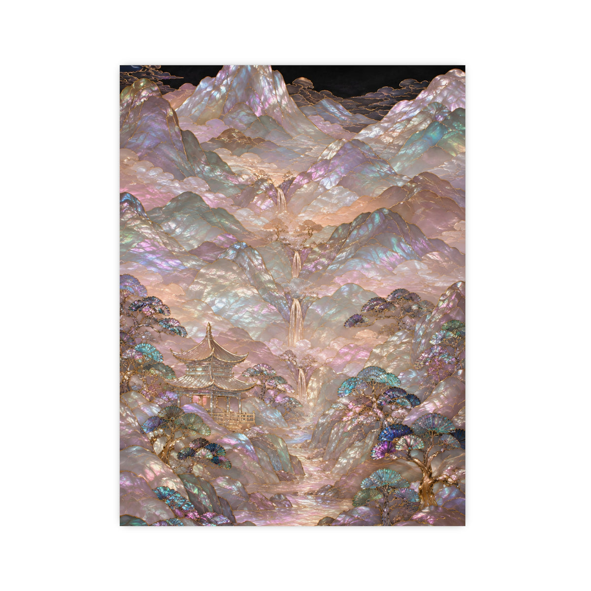 Valley in Bloom — valley in bloom, 12x16 in print