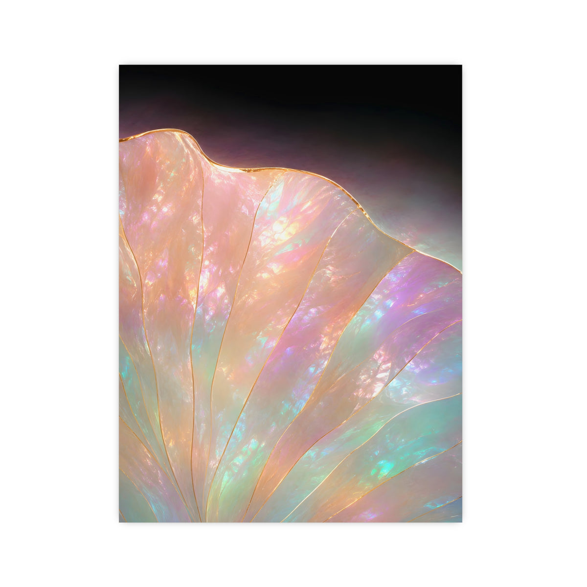 One Lotus Leaf — one lotus leaf, 12x16 in print