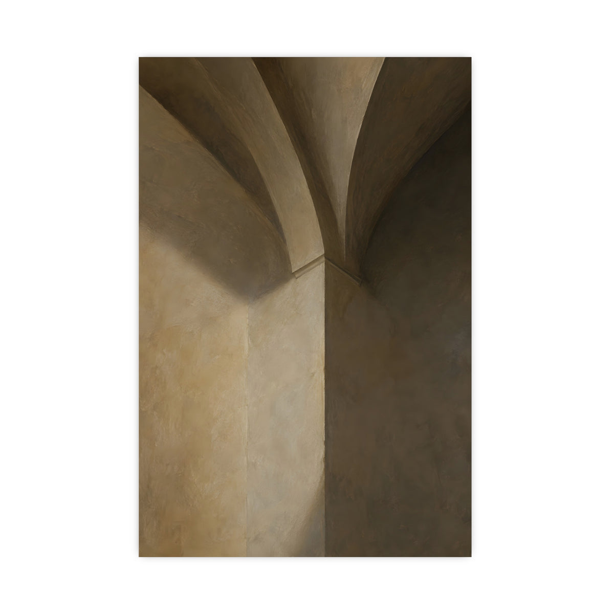Vaulted Ceiling — vaulted ceiling, 20x30 in print