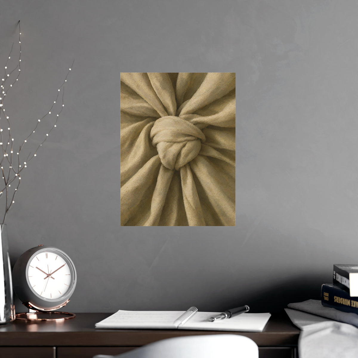 One Knot | Textile Study Print | Wall Art