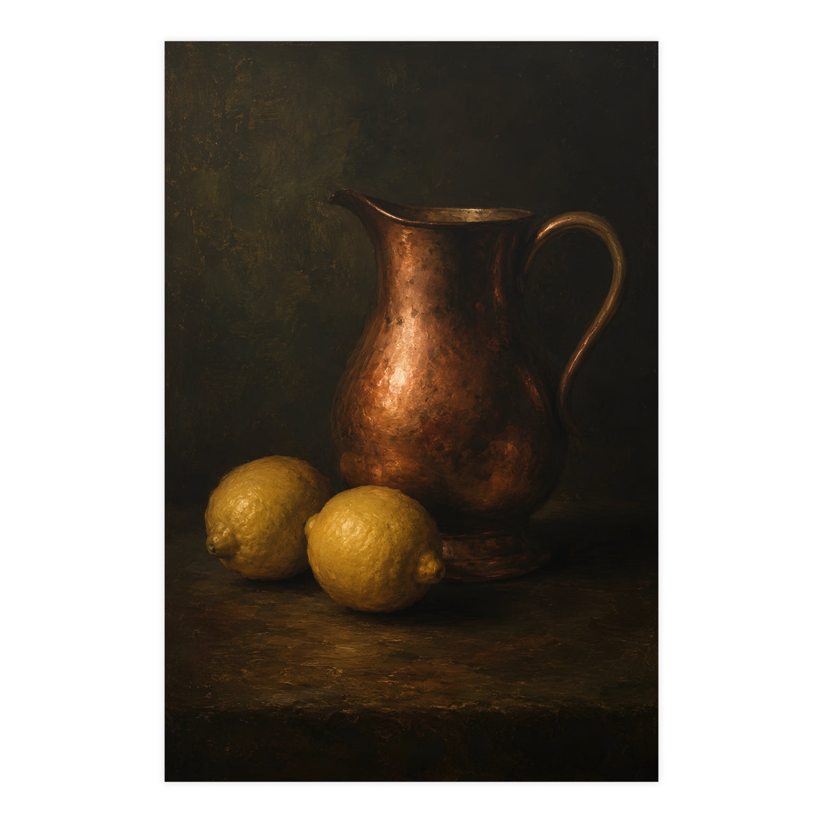 Copper and Lemons — copper and lemons, 24x36 in print