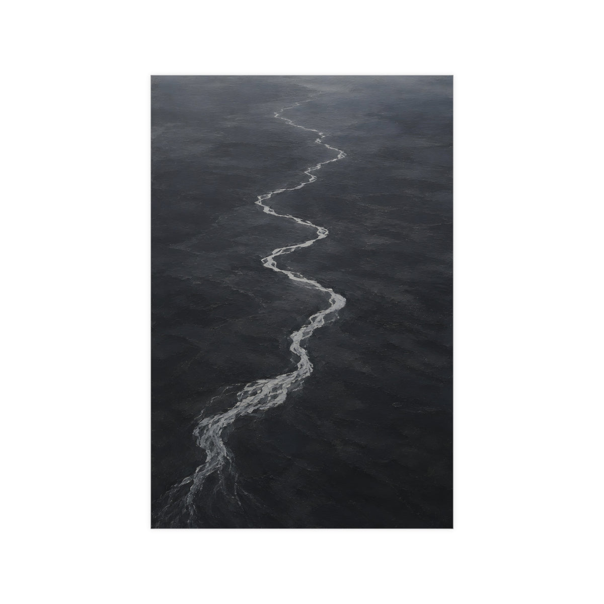 River, from High Above — river, from high above, 12x18 in print
