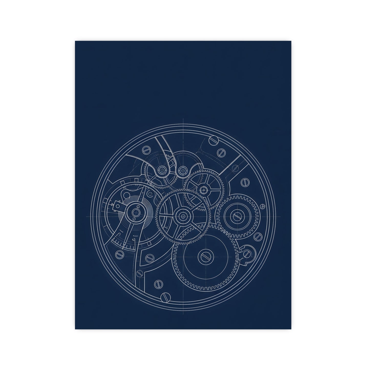 Watch Movement — watch movement, 16x24 in print