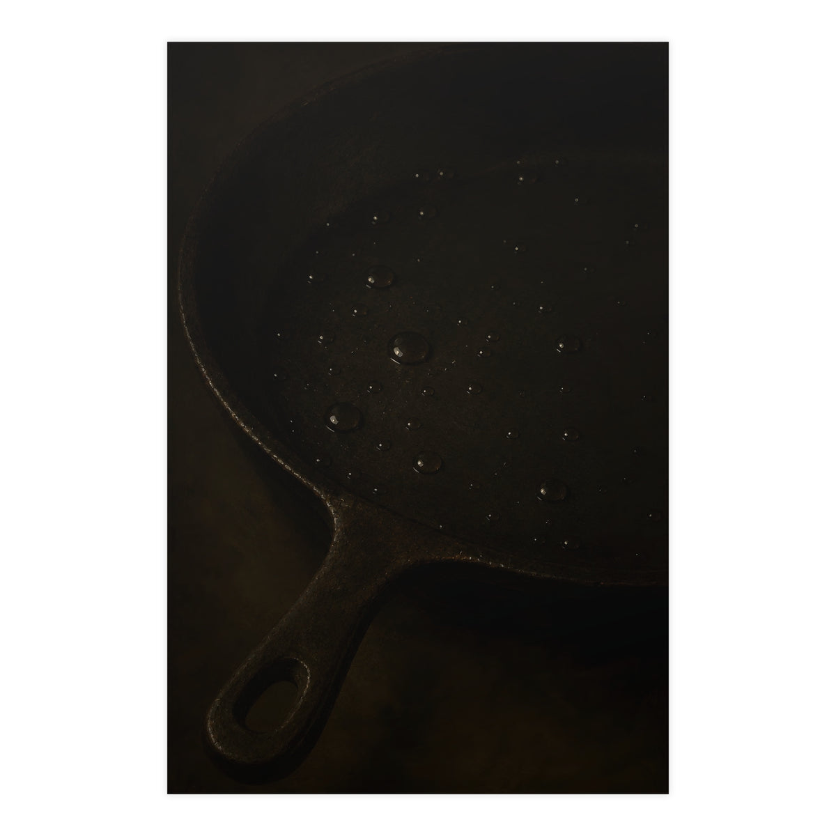 Beads on Iron — beads on iron, 24x36 in print