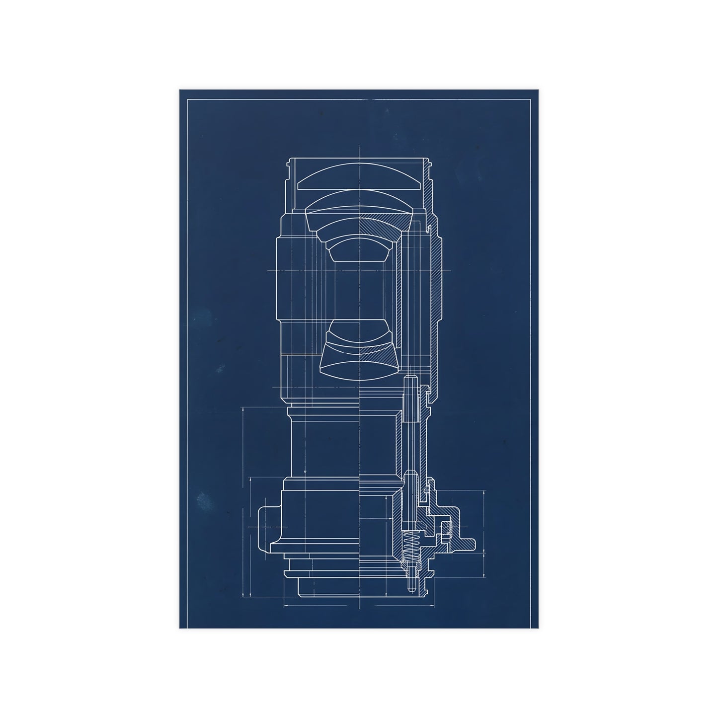 Lens and Mount — lens and mount, 12x16 in print